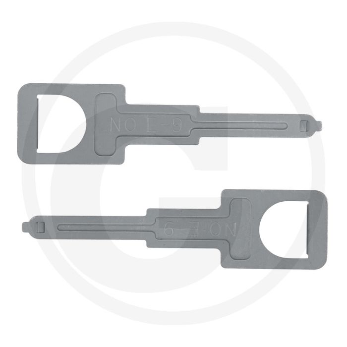 KS Tools Radio Entriegelungswerkzeug Cl, 500.1385 - Voor Clarion - 2 Stück - 136x51x12mm KS Tools Radio Entriegelungswerkzeug Cl, 500.1385 - Voor Clarion - 2 Stück - 136x51x12mm