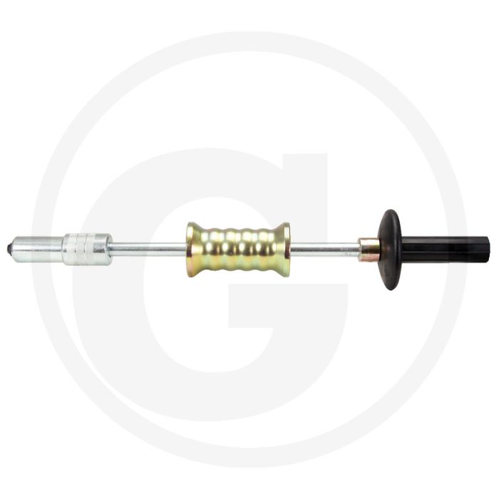 KS Tools Glijhamer 1,5 kg voor carrosseriebouw • met 1,5 kg Gleitgewicht • Speciaal-Werkzeugstahl • 80x80x450 mm