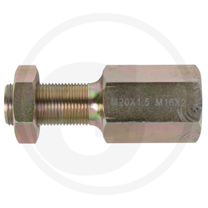 KS Tools Adapter, AG UN 1.1/2"xIG M16x2 - Breedte: 122mm