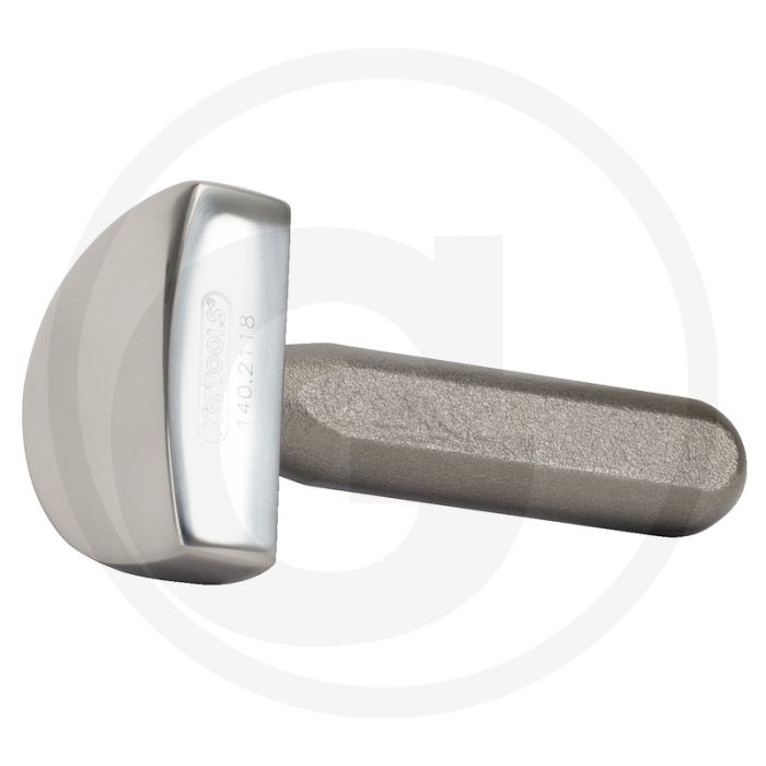 KS Tools Uitdeuktas, aambeeld handmodel half-rond, 60 mm - Breedte: 80 mm KS Tools Uitdeuktas, aambeeld handmodel half-rond, 60 mm - Breedte: 80 mm
