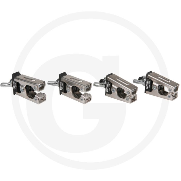 KS Tools Mini-Karosserieklemmen-Satz, 4-tlg. - Spannweite 0-7 mm