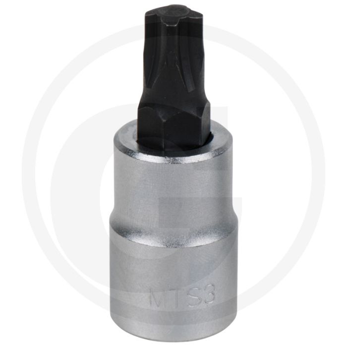 KS Tools 3/8" Bit-Stecknuss für MTS MORTORq®-Schrauben, MTS - Chrom Vanadium, DIN 3120, ISO 1174 KS Tools 3/8" Bit-Stecknuss für MTS MORTORq®-Schrauben, MTS - Chrom Vanadium, DIN 3120, ISO 1174