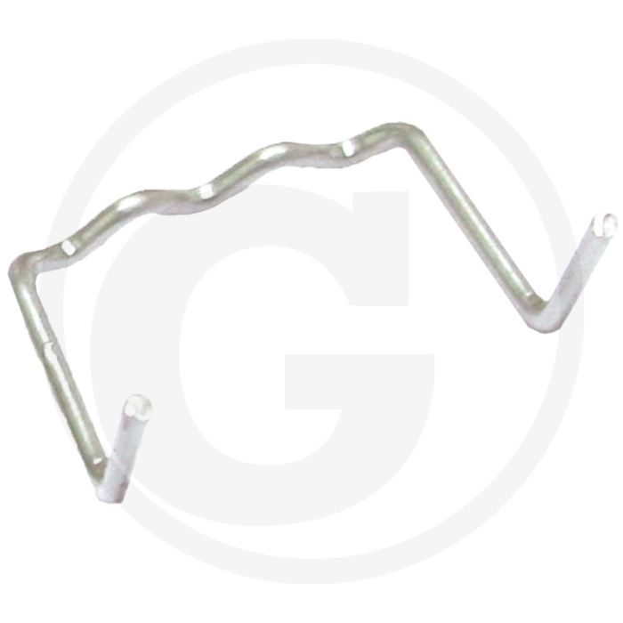KS Tools Reparaturklammer abgewink.e U-FormØ0,8mm - Rostfrei, Edelstahl - 60x20x105mm