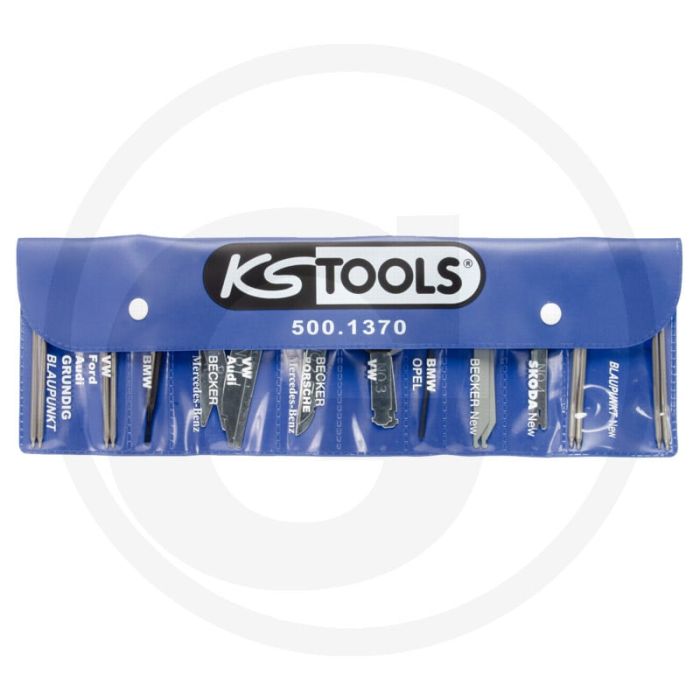KS Tools Radio demontage- en montageset, 18-delig (18-teilig)