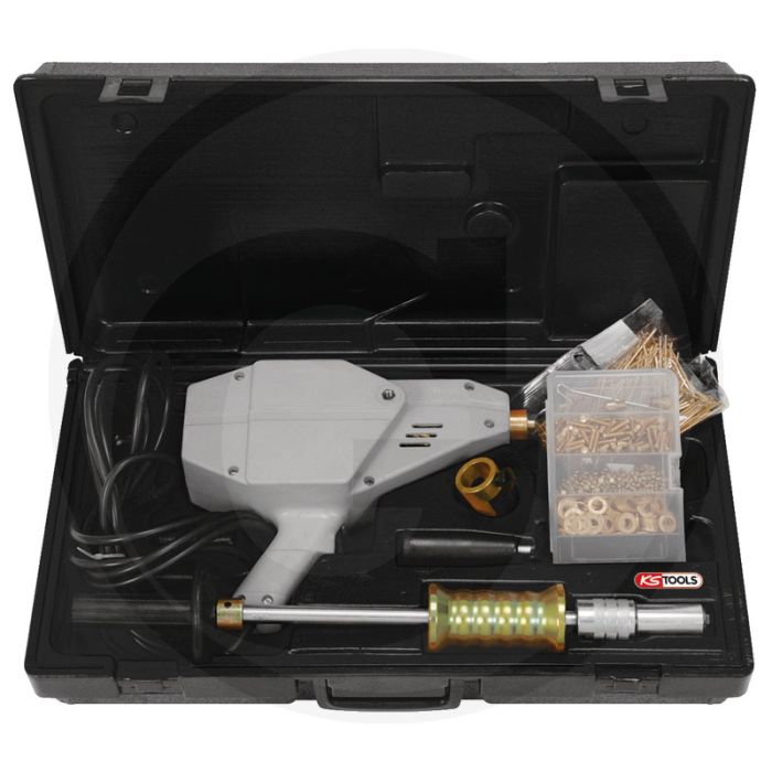 KS Tools Super spotter kit set, met uittrekbare hamer, elektroden - 200 Ampere - 12-delig