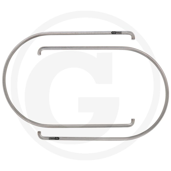 KS Tools Mercedes Lenkradschloss-Federbügel, 2 Stück - Geschikt voor Mercedes W129, W140, W210 en W202 - Speciaal-Werkzeugstahl