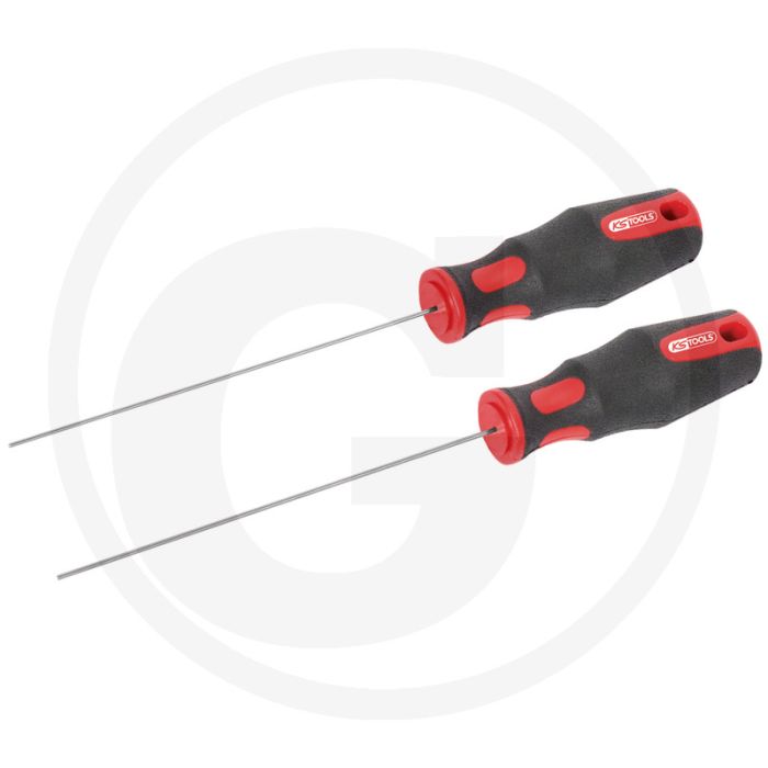 KS Tools VAG Zündschloss Demontage-Nadel-Werkzeug - Audi A3, VW Golf 4, Passat >1997 - 2-Komponentengriff