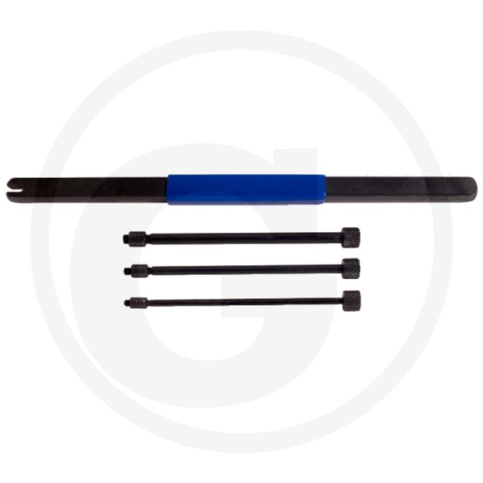 KS Tools Deurscharnier-spanstift-uitdrijfset, 4-delig - Voor PKW- en Transportertüren - Verzinkt - Speciaal-Werkzeugstahl