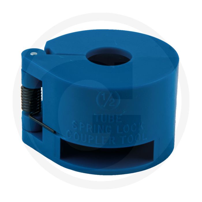 KS Tools Trommel-ontgrendelaar +veer, blauw, 1/2" - Voor CLIC-Federnverschluss-Leitungskupplungen - Geschikt voor diverse voertuigen - 90x28x140mm KS Tools Trommel-ontgrendelaar +veer, blauw, 1/2" - Voor CLIC-Federnverschluss-Leitungskupplungen - Geschikt voor diverse voertuigen - 90x28x140mm