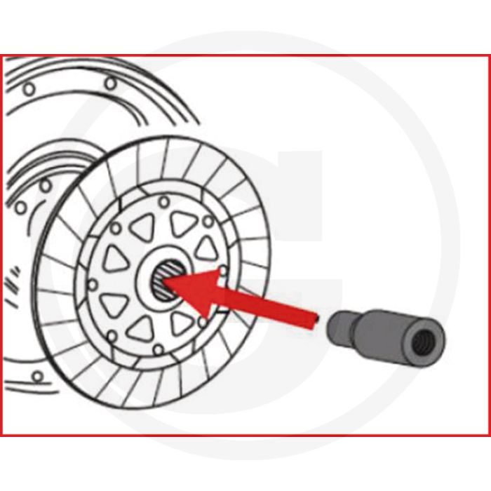 KS Tools Kupplungs-Zentrier-Dorn BMW voor Nabendurchmesser 32,5 mm. Anwendungsgebiete: BMW E92 (M3), E60 (M5), E63 (M6) mit S65 (V8), S85 (V10) Motoren.