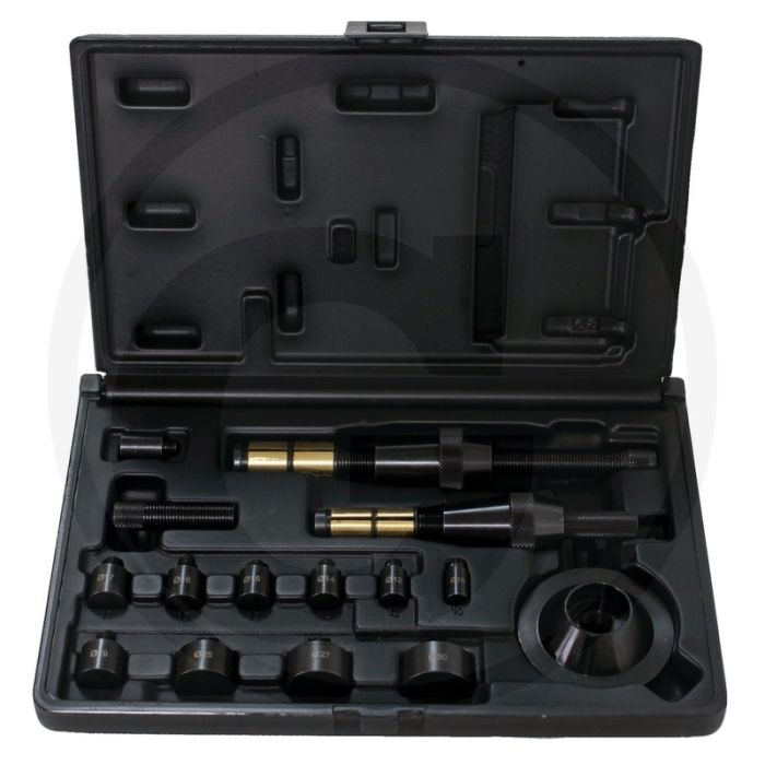 KS Tools Universele koppelingsgereedschap-masterset, 15 dlg. | Voor Ø 15,0 - 26,0 mm | Incl. 10 Zentrierhülsen