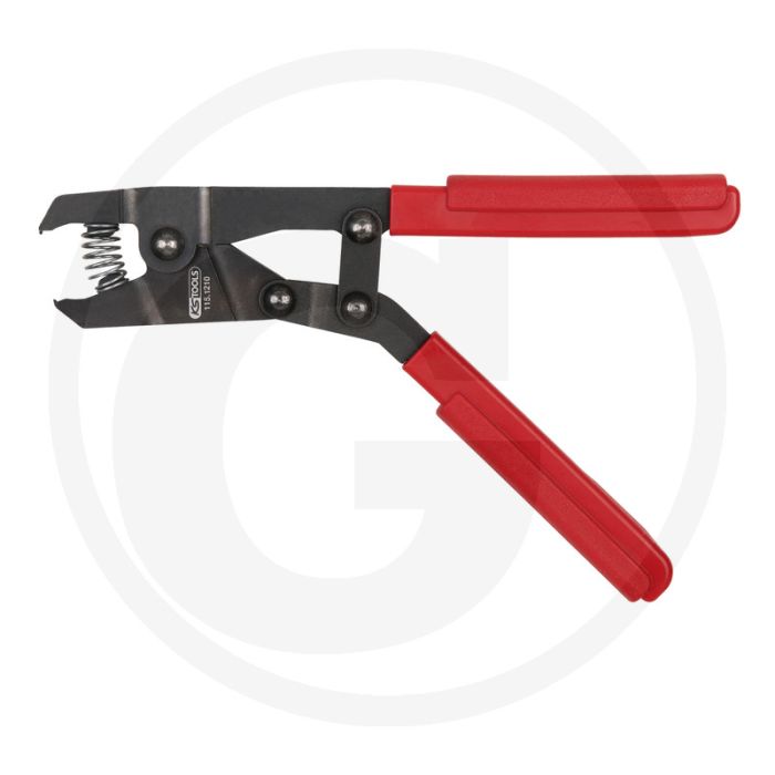 KS Tools Schlauchschellen Zange f. Ohr, 115.1210 - Tauchisoliert, für Ohrlos-Schlauchschellen, 285x115x25 mm