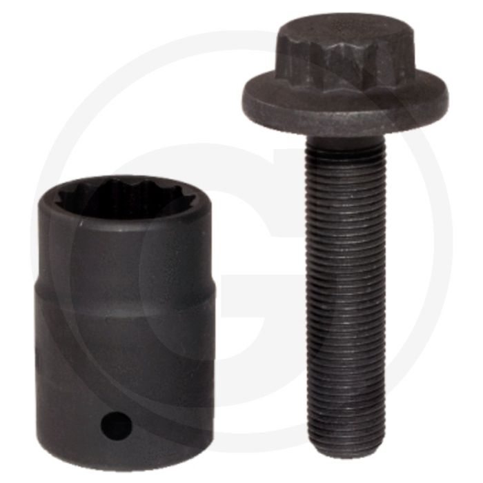 KS Tools 3/4"Aandrijfas-krachtdop, 24mm twaalfkant, Speciaal staal. KS Tools 3/4"Aandrijfas-krachtdop, 24mm twaalfkant, Speciaal staal.