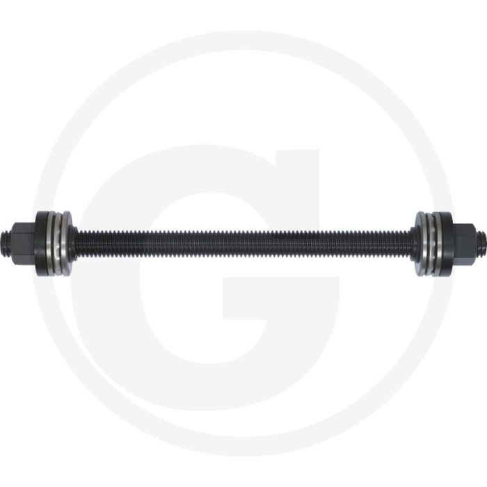 KS Tools Trapezium-draadspindel met 2x druklager en moer - Breedte:100mm, Hoogte:50mm, Lengte:440mm KS Tools Trapezium-draadspindel met 2x druklager en moer - Breedte:100mm, Hoogte:50mm, Lengte:440mm