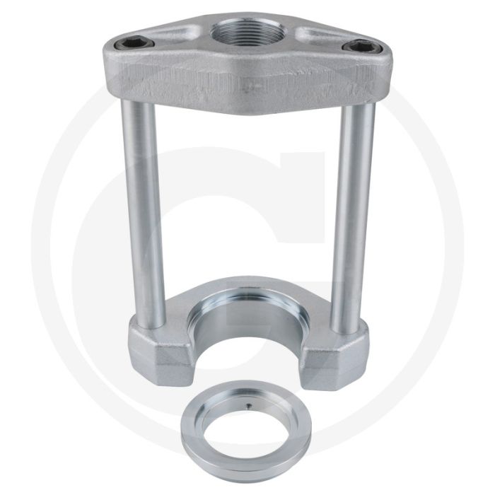 KS Tools Universal-Press-Stativ, 9-tlg. mit Adapterringeinsatz, ideal für Traggelenkwechsel, 280x200x80mm