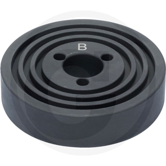 KS Tools Getrapte plaat met 3 gaten, A + B-kant - 60x35x60 mm, 350 gram KS Tools Getrapte plaat met 3 gaten, A + B-kant - 60x35x60 mm, 350 gram