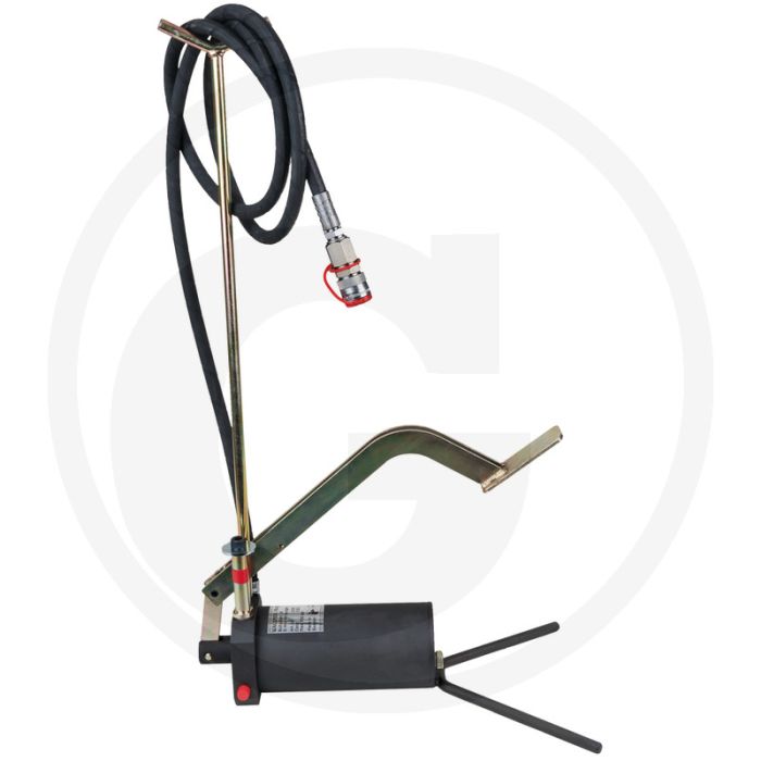 KS Tools Hydraulischer Fußpumpen-Satz, 4-tlg. für Presszylinder, Sicherheitsventil, Rücklauf