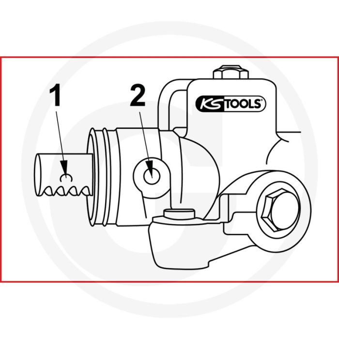 KS Tools Arretierschraube - Speciaal gereedschap voor Audi A4, A6, VW Passat vanaf 1997.