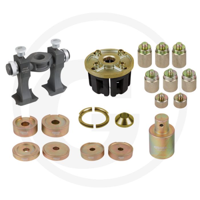 KS Tools Werkzeug-Satz zur Radlager-De-/Montage, 33-tlg. - max. Belastung 22 t KS Tools Werkzeug-Satz zur Radlager-De-/Montage, 33-tlg. - max. Belastung 22 t