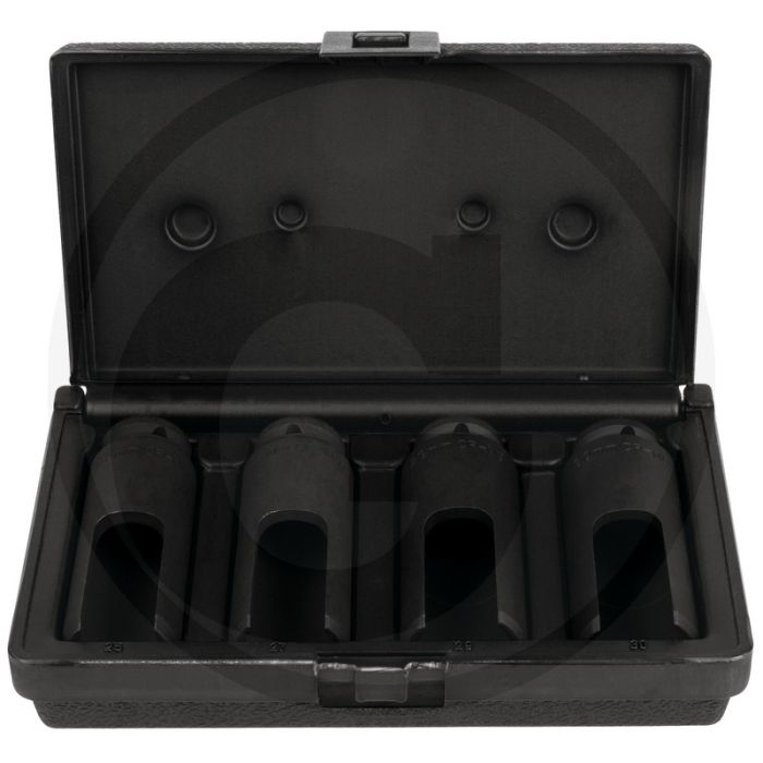 KS Tools 1/2" Einspritzdüsen-Stecknuss-Satz, 4-tlg. - 6-kant, für Handbetätigung
