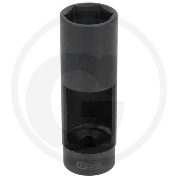 KS Tools 1/2" Einspritzdüsen-Stecknuss, SW27mm - 6-kant, für Handbetätigung, Chrom Vanadium KS Tools 1/2" Einspritzdüsen-Stecknuss, SW27mm - 6-kant, für Handbetätigung, Chrom Vanadium