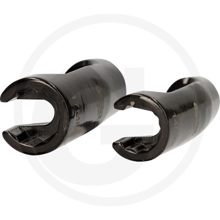 KS Tools 3/8" + 1/2" Einspritzleitungs-Schlüssel-Satz für BMW N54, N63, S63 • 12-kant, spezielle Länge und Bauform KS Tools 3/8" + 1/2" Einspritzleitungs-Schlüssel-Satz für BMW N54, N63, S63 • 12-kant, spezielle Länge und Bauform