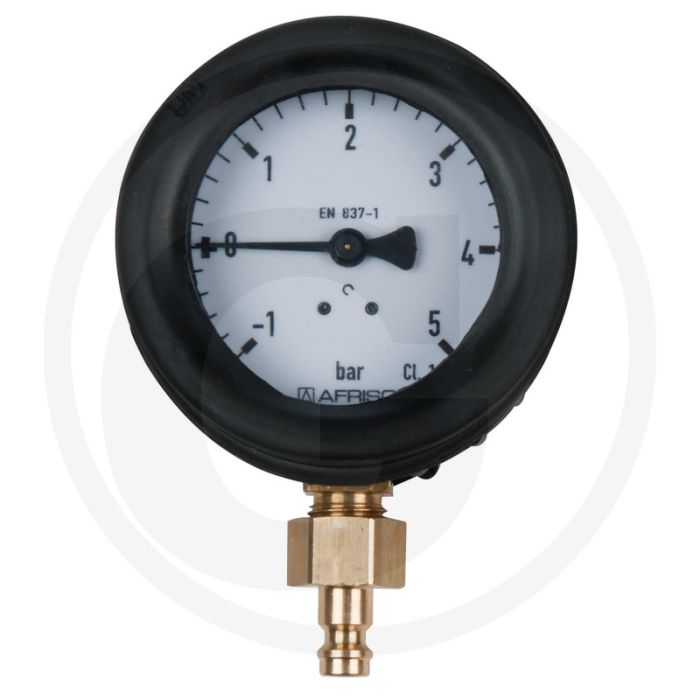 KS Tools Manometer 1,0 bis 5,0 bar inkl, 150.1847 - Afmetingen: 180x50x127 mm KS Tools Manometer 1,0 bis 5,0 bar inkl, 150.1847 - Afmetingen: 180x50x127 mm