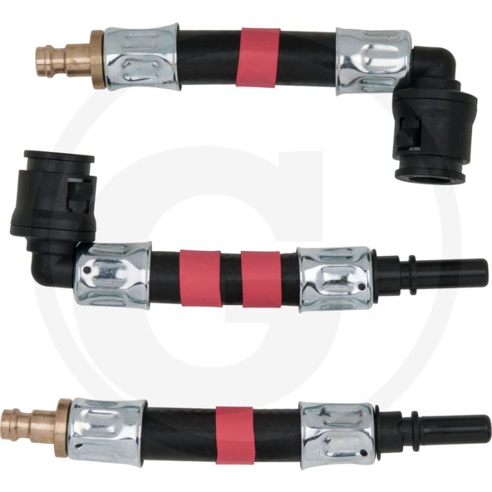 KS Tools Adapter-Satz 3-tlg. SAE 8 x 20 mm (rot) - Breedte: 180mm