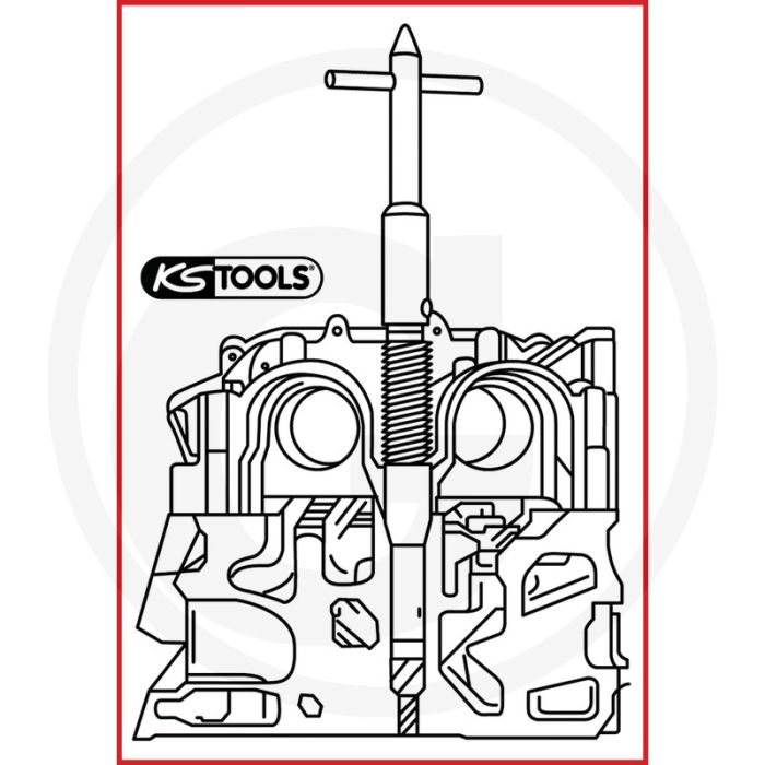 KS Tools Injektoren-Sitz-Reinigungswerkzeug | Reinigung des Injektorensitzes | 190x390x170 mm KS Tools Injektoren-Sitz-Reinigungswerkzeug | Reinigung des Injektorensitzes | 190x390x170 mm