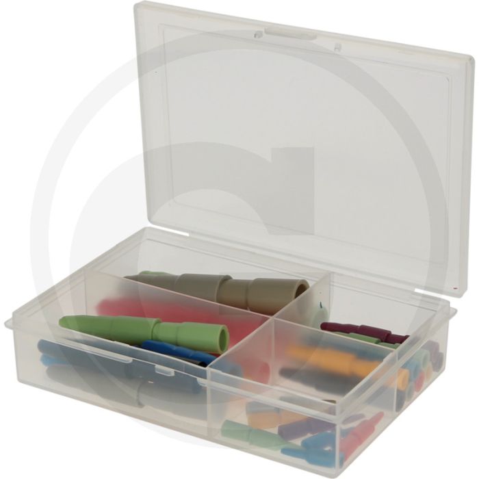 KS Tools Verschlussstopfen-Satz, 48-tlg. Ø 3,2-11,7mm, Gummi, 140g