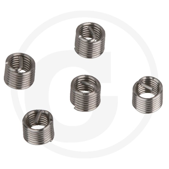 KS Tools Gewindeeinsatz M14x1,25, 19,8mm, 5er Pack Rostfrei. KS Tools Gewindeeinsatz M14x1,25, 19,8mm, 5er Pack Rostfrei.