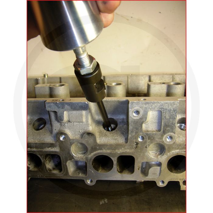KS Tools Gloeibougie-uitboorset M10x1,0,8-dlg. Reparatieset voor afgebroken gloeibougies