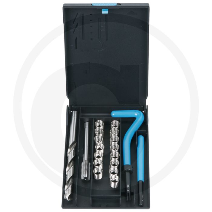 KS Tools Nirostaal schroefdraad reparatieset M10x1,25x13,8mm,19-dlg. Voor Glühkerzen KS Tools Nirostaal schroefdraad reparatieset M10x1,25x13,8mm,19-dlg. Voor Glühkerzen
