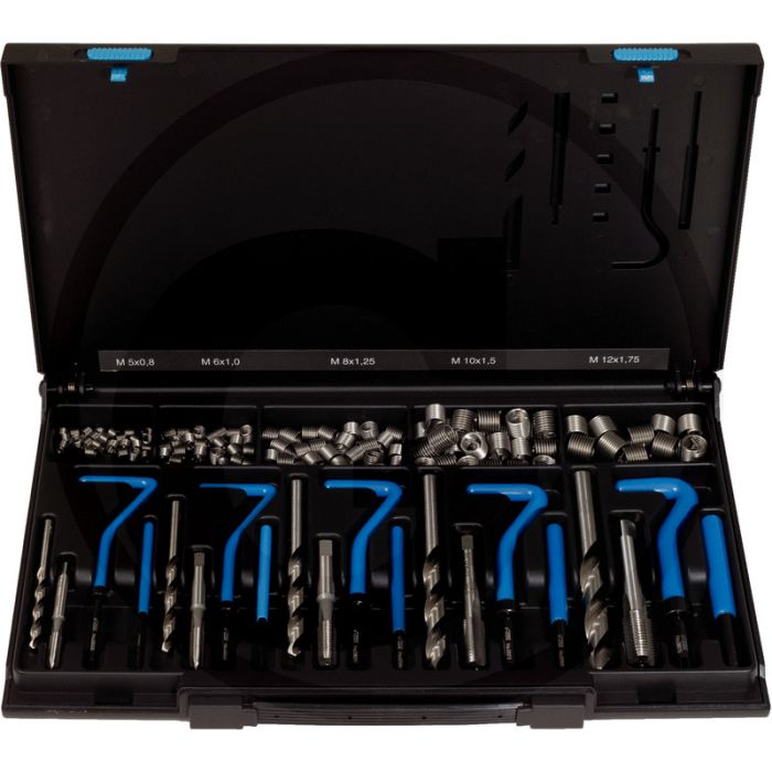 KS Tools Nirostahl draadreparatie-set M5-M12, 130-delig. Incl. tapbreker & montagegereedschap. KS Tools Nirostahl draadreparatie-set M5-M12, 130-delig. Incl. tapbreker & montagegereedschap.