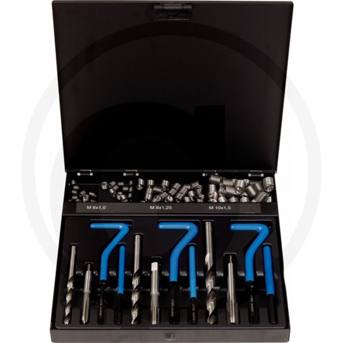 KS Tools Nirostaal schroefdraad-reparatieset M6-M10,87-dlg. (Speciaal staal, roestvrij) KS Tools Nirostaal schroefdraad-reparatieset M6-M10,87-dlg. (Speciaal staal, roestvrij)