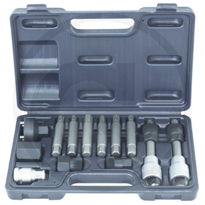 KS Tools Dynamo-vrijlooppoelie-Set, 13-Delig. (13-teilig)