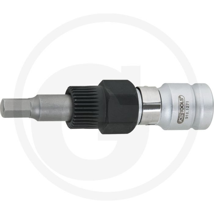 KS Tools 1/2" Generator-Kombischlüssel Innensechskant, 8,0 mm - Voor Freilauf-Riemenscheiben - 86x21x161 mm KS Tools 1/2" Generator-Kombischlüssel Innensechskant, 8,0 mm - Voor Freilauf-Riemenscheiben - 86x21x161 mm
