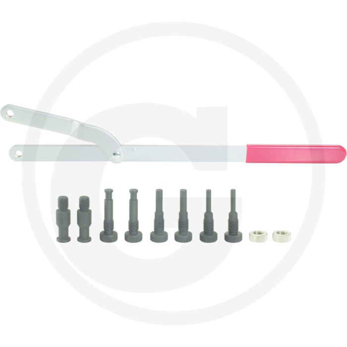 KS Tools Universele-poelie blokkeerset,11-dlg (11-teilig)