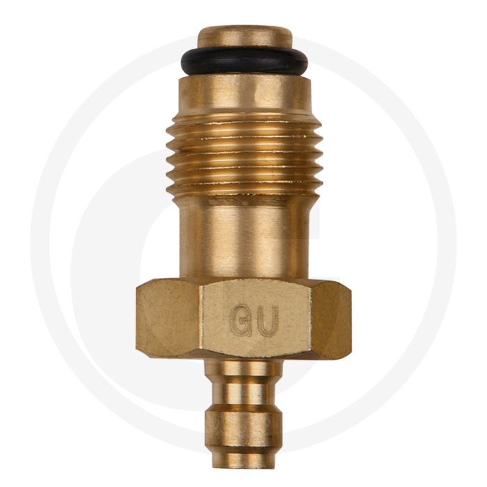 KS Tools Adapterstück M16x1,5 Außengewinde und 1/4" Schlauchanschluss mit Dichtring - Lengte: 71mm KS Tools Adapterstück M16x1,5 Außengewinde und 1/4" Schlauchanschluss mit Dichtring - Lengte: 71mm