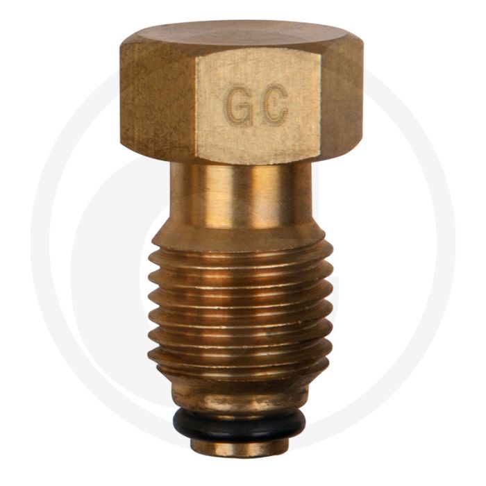 KS Tools Verschluss-Adapterstück M14x1,5 Außengewinde und 16 mm Sechskant mit Dichtring - L53xB36xH16mm