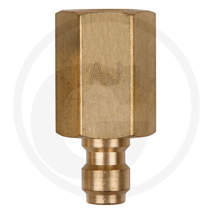 KS Tools Adapterstück M10x1,0 Innengewinde und 1/4" Schlauchanschluss - Lengte: 67mm KS Tools Adapterstück M10x1,0 Innengewinde und 1/4" Schlauchanschluss - Lengte: 67mm