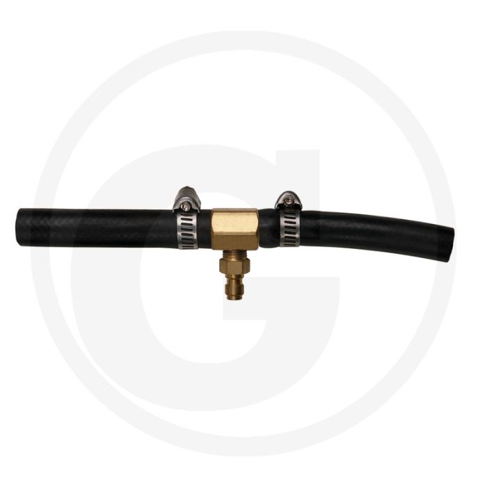 KS Tools Adapterschlauch für kleines Schrader Ventil 5/16"x32 UNF Innengewinde und 1/4" Schlauchanschluss - Lengte: 250mm.