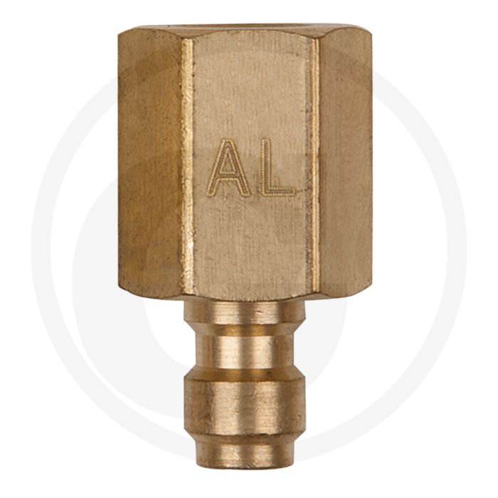 KS Tools Adapterstück M8x1,0 Innengewinde und 1/4" Schlauchanschluss - 35x15x54 mm KS Tools Adapterstück M8x1,0 Innengewinde und 1/4" Schlauchanschluss - 35x15x54 mm