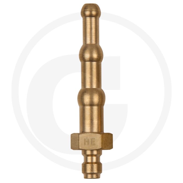 KS Tools Adapterstück (lang) für 1/4", 3/8", 1/2" Schläuche und 1/4" Schlauchanschluss - L:74mm