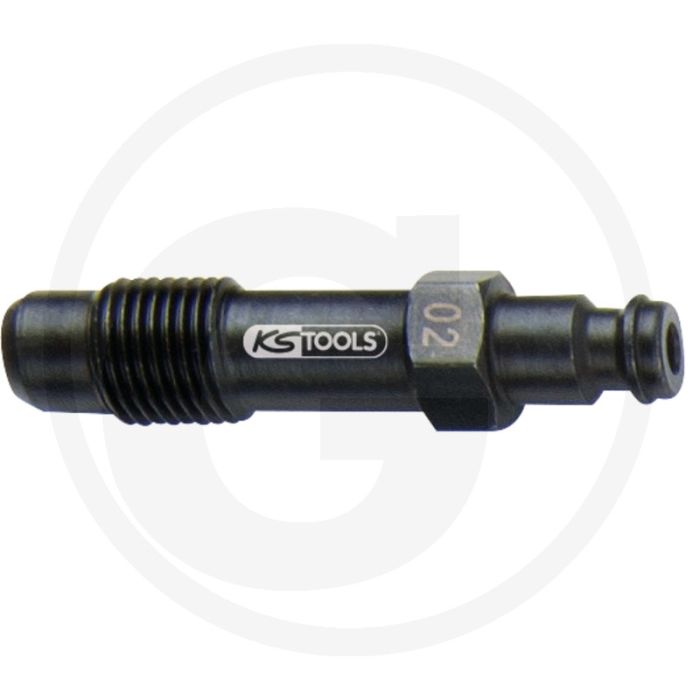 KS Tools Glühkerzen Adapter, M12x1,25, Lengte 55 mm, Breedte 32 mm. KS Tools Glühkerzen Adapter, M12x1,25, Lengte 55 mm, Breedte 32 mm.