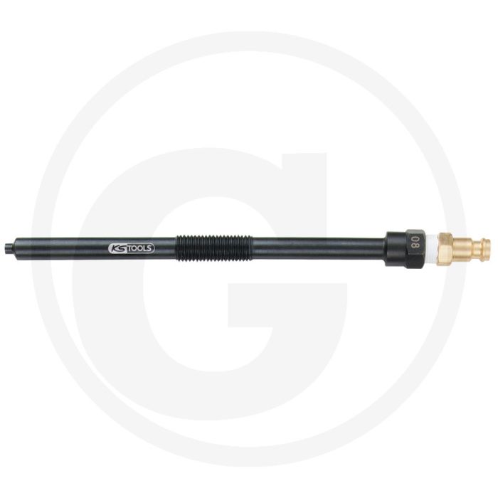 KS Tools Injektoren Adapter, M10x1,25, Lengte 170 mm, Breedte 33 mm. KS Tools Injektoren Adapter, M10x1,25, Lengte 170 mm, Breedte 33 mm.
