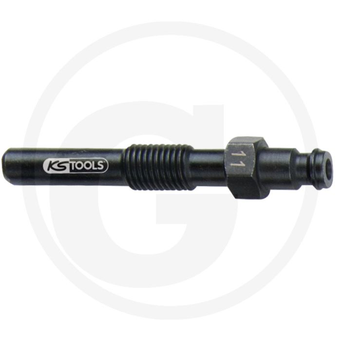 KS Tools Glühkerzen Adapter, M10x1,25 mit Außengewinde, Länge 70 mm, Höhe 12 mm. KS Tools Glühkerzen Adapter, M10x1,25 mit Außengewinde, Länge 70 mm, Höhe 12 mm.