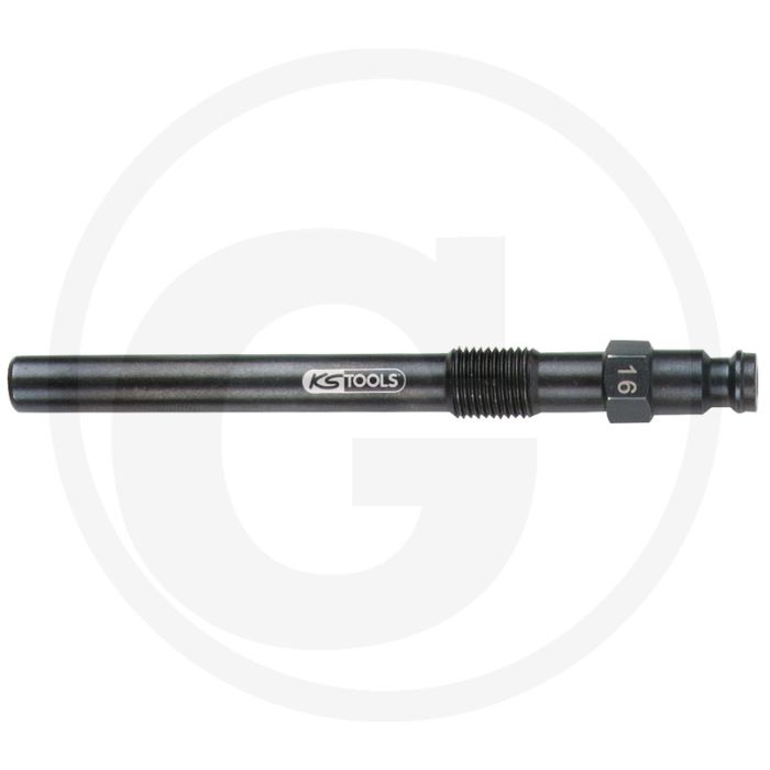 KS Tools Glühkerzen Adapter, M10x1,0 mit Außengewinde, Länge 99 mm, Lengte 120 mm.