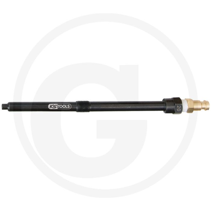 KS Tools Glühkerzen Adapter, M10x1,0 mit Außengewinde, Länge 175 mm - Lengte 195 mm
