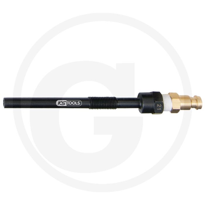 KS Tools Glühkerzen Adapter, M8x1,0 mit Außengewinde, Länge 120 mm, L140 mm.